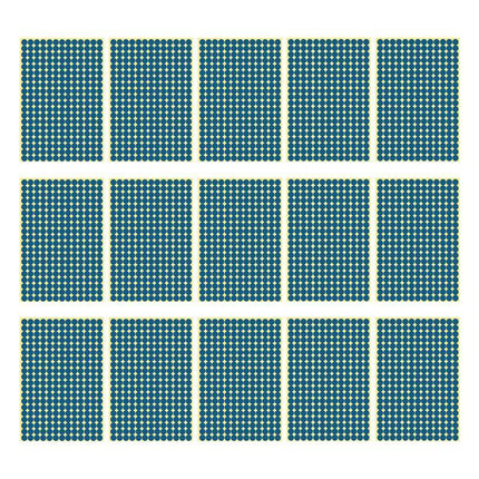8/13/25/50mm Colour Sticker Dots Adhesive Round Labels Circular Scrapbooking Blue - Aimall