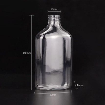 20x Clear Plastic Juice Bottles 250ml 350ml Reusable Milk Tea Beverage Bottles