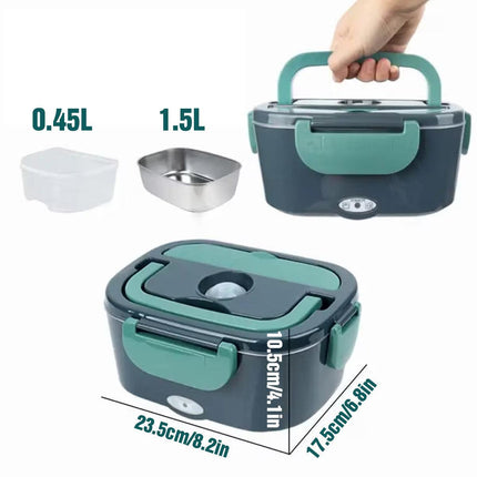 Portable Electric Lunch Box Heated Thermal Insulated Food Warmer for Home