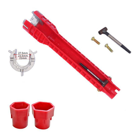 8 In 1 Sink Basin Wrench Multifunction Faucet Tap Spanner Installer Hand Tools - Aimall