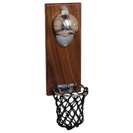 Magnetic Wooden Beer Bottle Opener Football Basketball Wine Opener Refrigerator