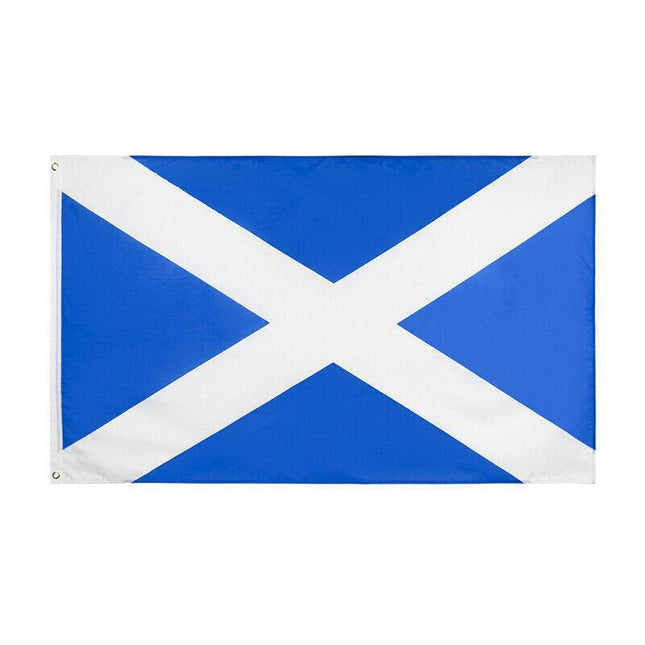 Large Scotland Scottish Flag Saltire Heavy Duty Outdoor 90 X 150 CM - 3ft x 5ft - Aimall