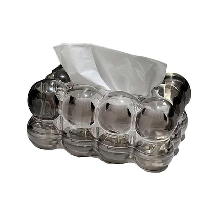 High-end Transparent Tissue Box Living Room Coffee Table Decorative Tissue Box