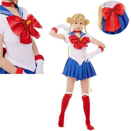 Anime Sailor Moon Tsukino Usagi Cosplay Costume Uniform Dress Halloween Outfits AU - Aimall