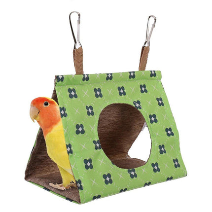 Triangle Hanging Bird Nest Parrot Sleeping Bed Summer Shelter for Other birds