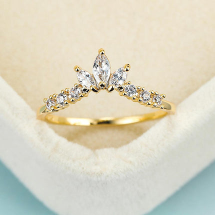 Fashion Oval Ring Simple Elegant Design Jewellery for Women Stylish Accessories