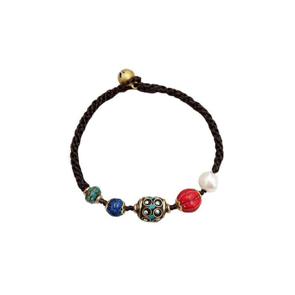Vintage Ethnic Style Bracelet for Women Simple Weaving String Fashion Jewellery