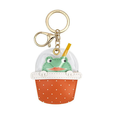 Cartoon Cute Keychain Milk Tea Cup Cute animal Milk Tea Key chain - Aimall