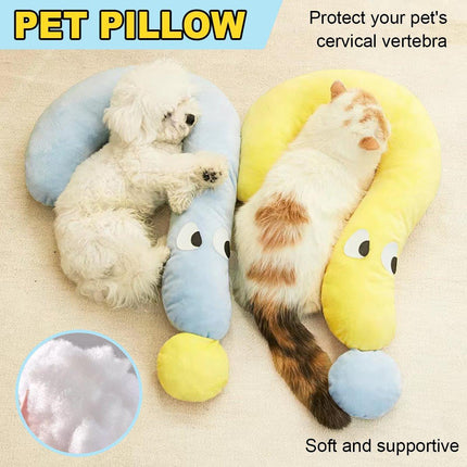 Soft Plush Pet Pillow for Dogs Cats Sleeping Cuddle Pillow Comfort Cushion