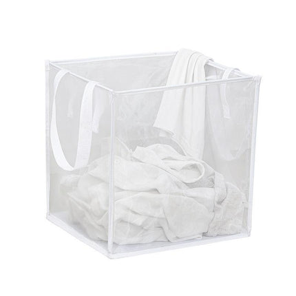 Foldable Laundry Washing Clothes Storage Bag Hamper Basket Bin Organiser - Aimall