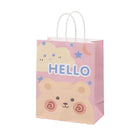 50PCS Colourful Kraft Paper Gift Bags Reusable Party Favor Bags for School Events