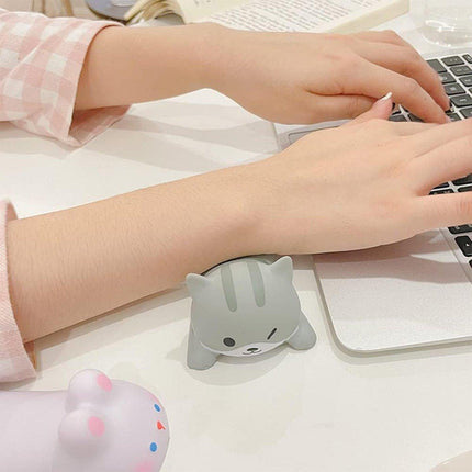 3pcs Cute Cartoon Mouse Pads Wrist Rest Hand Pads Ergonomic Gaming Accessories