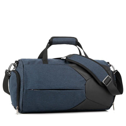 Gym Duffel Bags 30L Canvas Travel Bag Waterproof Fitness Shoes Compartment Shoe - Aimall