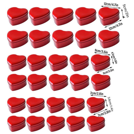 10pcs Iron Box Wedding Candy Boxes Tea Storage Durable Party Favor Containers