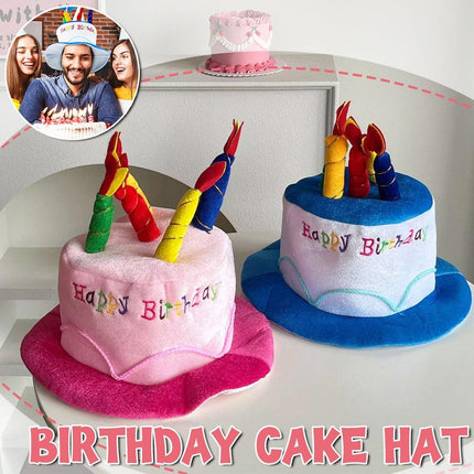 Birthday Cake Hat Party Supplies Fun Performance Masquerade Celebration Hat