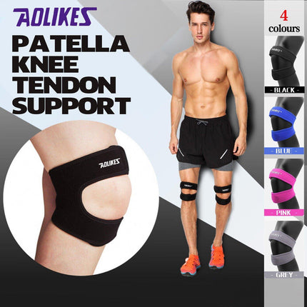 Knee Strap Running Jumper Patella Gel Support Brace Sport Protector Wrap Men - Aimall