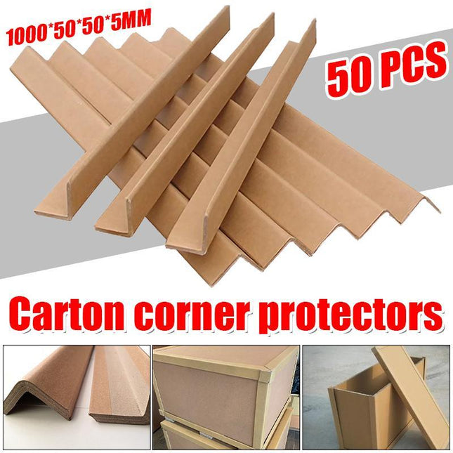 Carton Corner Protectors Long Strips for Corner Edging Pallet Protection - Aimall