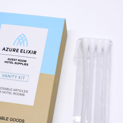 50 Hotel Guesthouse Cotton Swab Packs Disposable Ear Cleaning Kits Travel