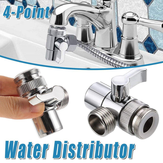 Switch Faucet Adapter Kitchen Sink Splitter Diverter Valve Water Tap Connector