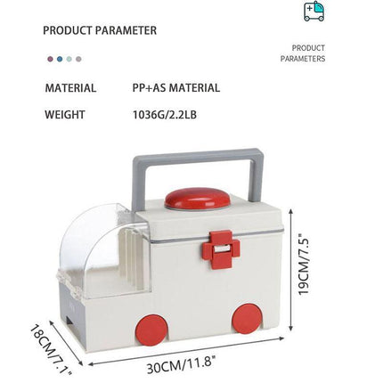 Portable Household Medical Kit First Aid Box Family Emergency Medicine Storage