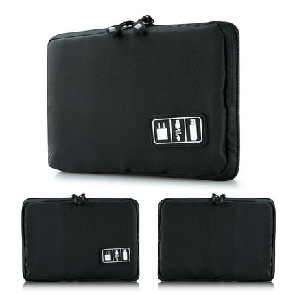 Electronic Accessories Storage USB Cable Organizer Bag Case Drive Travel Insert - Aimall