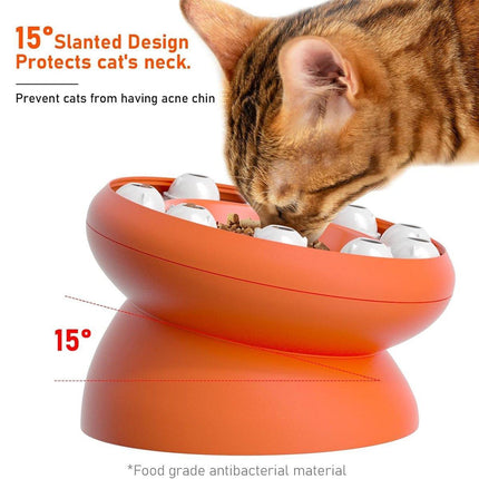 Pet Slow Feeder Interactive Cat Dog Food Dispenser Puzzle Toy for Healthy Eating