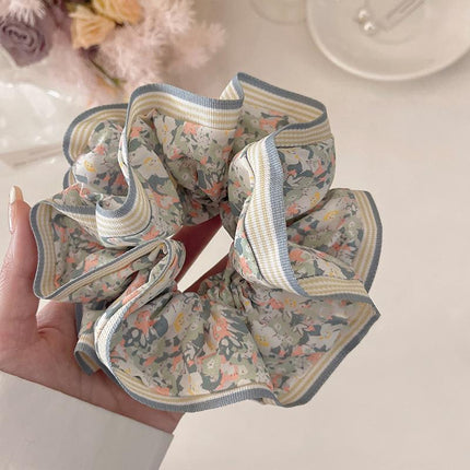 Oversize Large Scrunchies Silk Satin Elastic Hair Hair Bands Rope Tie Ponytail - Aimall