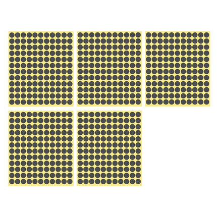 8/13/25/50mm Colour Sticker Dots Adhesive Round Labels Circular Scrapbooking Grey - Aimall
