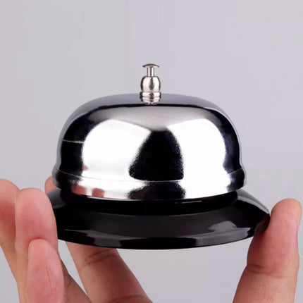 2X Service Call Bell Silver Kitchen Hotel Counter Reception Restaurant Desk Ring