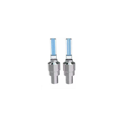 2PCS Flashing Neon Led Light Wheel Valve Cap Tyre - Aimall