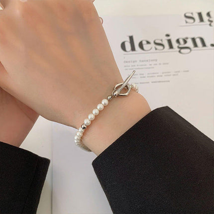 2PCS Luxury OT Buckle Bracelet Set Fashion Jewelry Women High-grade Design