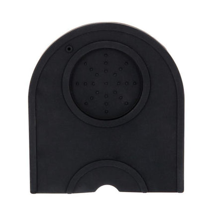 Coffee Tamper Silicone Mat Black Tamping Holder Pad Corner Dropped Edge Tools - Aimall
