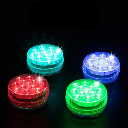 Underwater Waterproof RGB LED Lights Submersible Aquarium Pool Pond Lamp Remote - Aimall