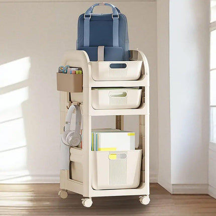 Mobile Storage Trolley Rolling Utility Cart Heavy Duty Organizer with Wheels