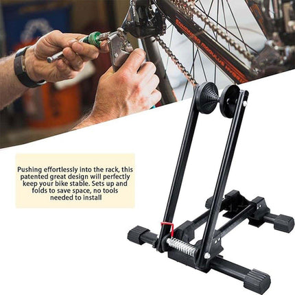 Portable Bike Single Double Pole Bicycle Parking Rack for Road Mountain Bikes