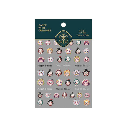 Chinese Style Nail Stickers Flower Decorations DIY Nail Stickers Nails Art - Aimall