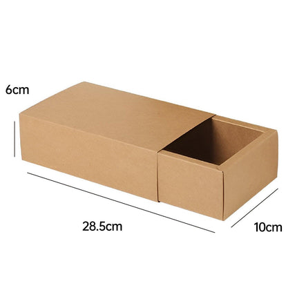 Kraft Paper Drawer Box Packaging Gift Storage Organiser Small Kraft Boxes