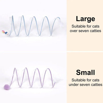 Cat Toy Bundle Tunnel Teaser Stick Feather Mouse Balls Kitten Play Supplies