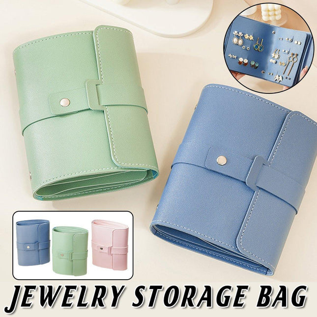 Travel Jewellery Storage Bag Portable Organizer Pouch for Rings Earrings Case