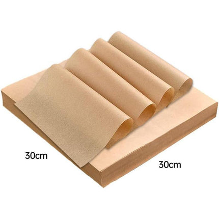 200X Wood Colour BBQ Parchment Deli Sandwich Wrap Paper Oil Paper Recycled Liner