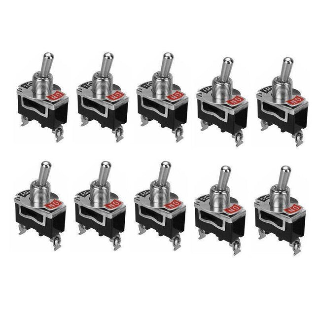 10X 12V Waterproof Toggle Flick Switches for Car Dash & Boot - Aimall
