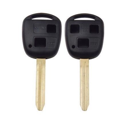 For TOYOTA Car key Remote case/shell for Prado Avensis Corolla Rav Kluger Tarago - Aimall