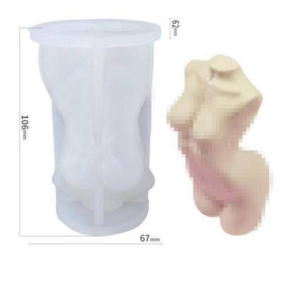 3D Silicone Candle Moulds DIY Soy Soap Aromatherapy Candles Wax Plaster Mold 15+ - Aimall