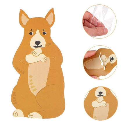 100pcs Cute 3D Cartoon Animal Candy Bags for Party Favors Birthday Gift Wrapping