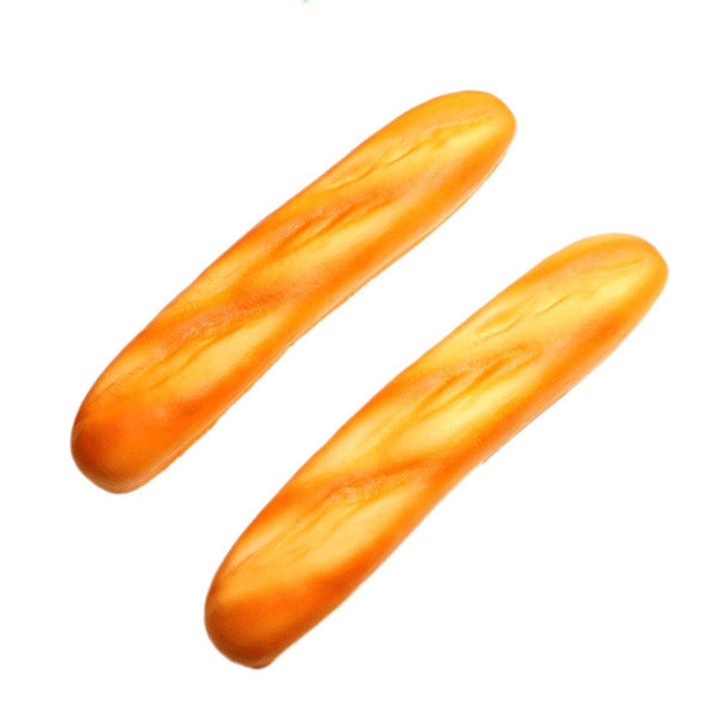 2pcs Long Bread Food Display Model Realistic Fake Bread for Bakery Decoration