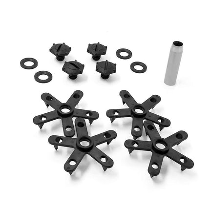 4Set Floor Mat Clips Set of Anti-Slip Fixing Retainers for Car Mats Removable