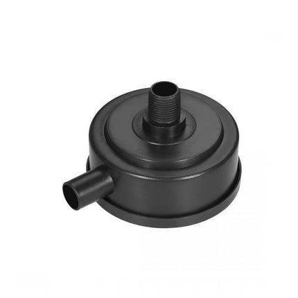 2 PCS Compressor Male Threaded 20mm Air Intake Silencer Filter Black Shell - Aimall