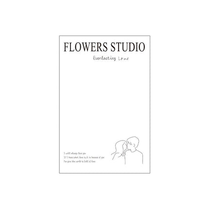 100pcs Simple Wrapping Paper Flower Package Floral Bouquet Paper for Florists