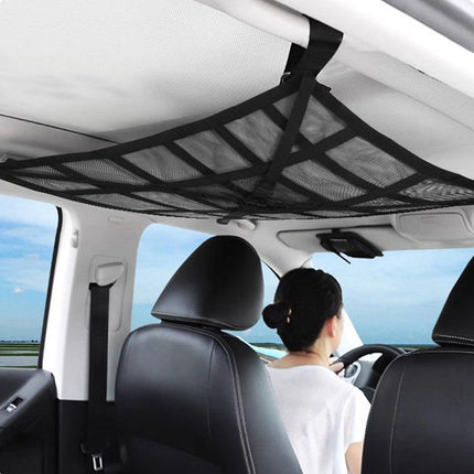 Large Capacity Ceiling Hanging Roof Net In Car Storage Bag for Travel Essentials