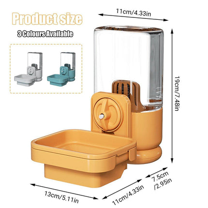 Automatic Leak-Proof Rabbit Water Drinker Hanging Large Capacity Pet Feeder Bowl